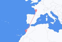 Flyrejser fra Agadir, Marokko til Bordeaux, Frankrig