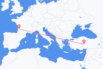 Voli da Bordeaux, Francia a Nevşehir, Turchia