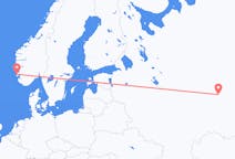 Flights from Izhevsk, Russia to Haugesund, Norway