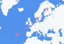 Flights from Ponta Delgada, Portugal to Kajaani, Finland