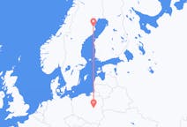 Flights from Skellefteå to Warsaw