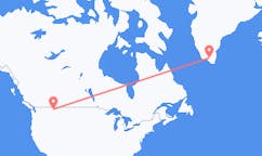 Flyrejser fra Kalispell til Narsarsuaq