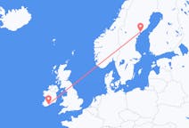 Vuelos de Örnsköldsvik, Suecia a corcho, Irlanda
