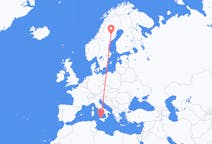 Flights from Palermo, Italy to Lycksele, Sweden
