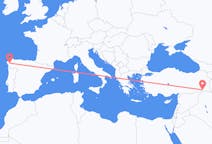 Flyg från Santiago de Compostela (regionhuvudort) till Şırnak