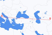 Flyrejser fra Bukhara, Usbekistan til Rom, Italien