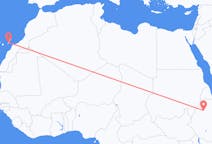 Flyrejser fra Bahir Dar, Etiopien til Ajuy, Spanien