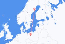 Vluchten van Poznań naar Umeå