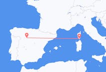 Vluchten van Figari, Frankrijk naar Valladolid, Spanje