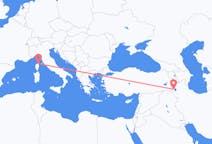 Flyg från Urmia, Iran till Bastia, Frankrike
