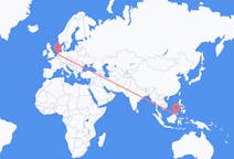 Flyg från Tawau, Malaysia till Amsterdam, Nederländerna
