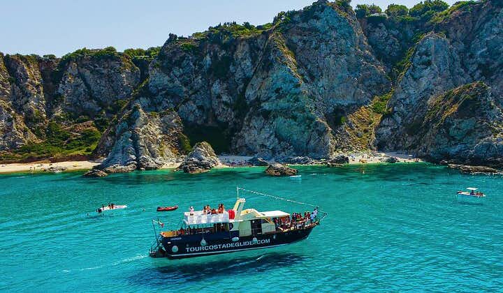 Tour of the Costa degli Dei by boat, 3 hours with aperitif included