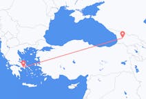 Loty z Kutaisi, Gruzja z Ateny, Grecja