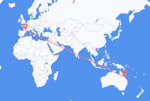 Flyreiser fra Mackay, Australia til Toulouse, Frankrike