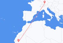 Flyg från Atar, Mauretanien till Memmingen, Tyskland