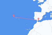 Flights from Flores Island, Portugal to Málaga, Spain