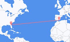 Flyrejser fra Jacksonville, USA til Almeria, Spanien