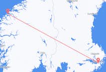 Flyreiser fra Ålesund, Norge til Stockholm, Sverige