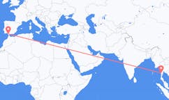 Flyreiser fra Myeik, Myanmar, Myanmar (Burma) til Jerez de la Frontera, Spania
