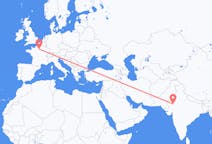 Flyg från Jodhpur, Indien till Paris, Frankrike