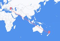 เที่ยวบิน จาก พาล์มเมอร์สตันท์ นอร์ท, นิวซีแลนด์ ไปยัง อังการา, ตุรกี