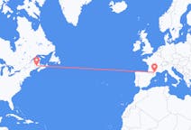 Flyrejser fra Fredericton, Canada til Carcassonne, Frankrig
