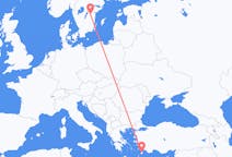 Flights from Rhodes, Greece to Linköping, Sweden