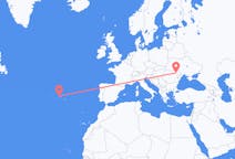 Flights from Graciosa, Portugal to Iași, Romania