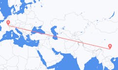 Flyreiser fra Luzhou, Kina til Dole, Frankrike