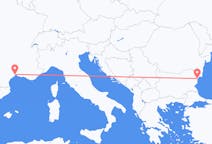 Vluchten van Montpellier naar Varna