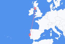 Vluchten van Douglas, Alaska, Isle of Man naar Lissabon, Portugal