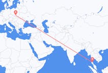 Flights from Surat Thani Province, Thailand to Kraków, Poland