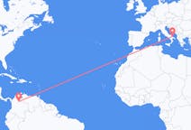 Flyreiser fra Bucaramanga, Colombia til Bari, Italia