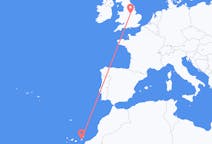 Flyrejser fra Fuerteventura, Spanien til Nottingham, England