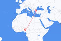 Flyreiser fra Enugu, Nigeria til Izmir, Tyrkia