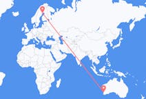 Flyreiser fra Perth, Australia til Luleå, Sverige