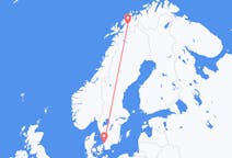 Flights from Andselv, Norway to Ängelholm, Sweden