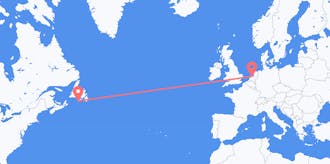 Flights from St. Pierre & Miquelon to the Netherlands