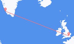格陵兰出发地 帕缪特飞往格陵兰目的地 伦敦的航班