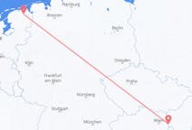 Vluchten van Groningen, Nederland naar Bratislava, Slowakije