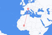 Flights from Ouagadougou, Burkina Faso to Nice, France