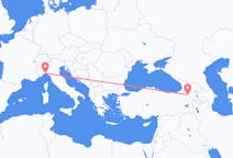 Flyrejser fra Genova til Kars