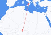 Flyreiser fra Kano, Nigeria til Catania, Italia