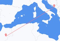 Vluchten van Errachidia naar Dubrovnik