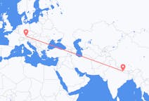 Flug frá Bharatpur, Nepal til München, Þýskalandi