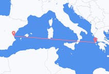 Flyg från Kefalonia, Grekland till Valencia, Spanien
