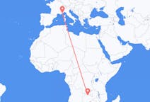 Flights from Solwezi, Zambia to Nice, France