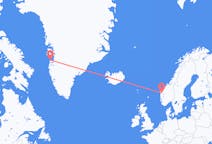Flights from Førde, Norway to Aasiaat, Greenland