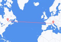 Flyreiser fra Saguenay, til Venezia