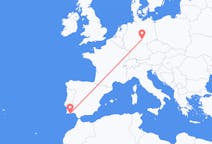 Flyreiser fra Faro-distriktet, Portugal til Erfurt, Tyskland